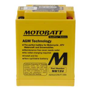 Motobatt Battery Quadflex AGM - MB12U