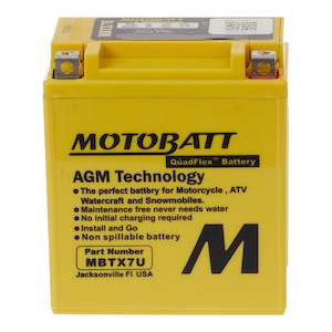 Motobatt Battery Quadflex AGM - MBTX7U