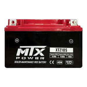 MTX Power Battery AGM - XTZ10S (fits YTX7A-BS)