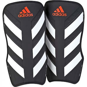 Adidas Everlite Black/White/Red Shin Guards