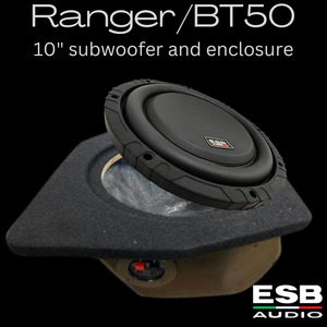 ESB Ford Ranger/BT50 10" shallow sub + enclosure