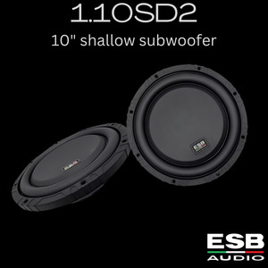 Subwoofers: ESB 1.10SD2 shallow 10" subwoofer