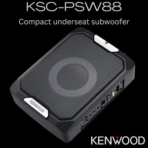 Subwoofers: Kenwood KSC-PSW88 underseat subwoofer