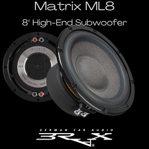 Subwoofers: Brax Matrix ML8 8" subwoofer
