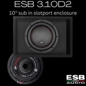 ESB 10" sub and slotport enclosure