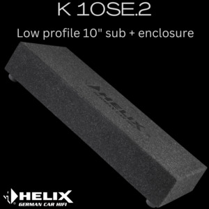 Subwoofers: Helix K 10SE.2 shallow 10" subwoofer