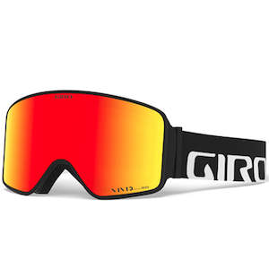 Goggles: Giro Method AF Black Wordmark - Vivid Ember + Vivid Infrared