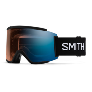 Snow: Smith Black Adult Goggles - Pro Photochromic Blue Mirror