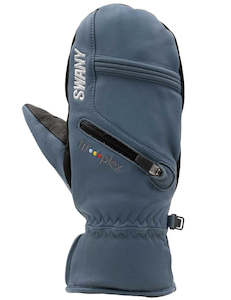 Accessories: Swany X-Cell Under Mitt Mens - Slate Blue