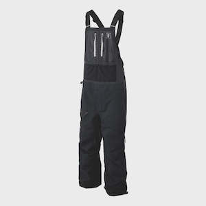 Snow Pants: Planks Charger 3L Shell Men's Bib Pants - Black