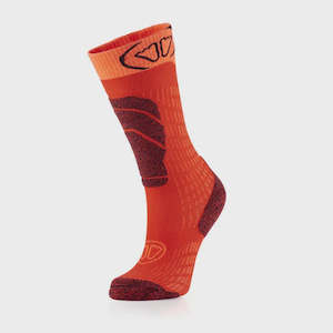 Snow Socks: Sidas - Ski Socks Merino Junior red/gold