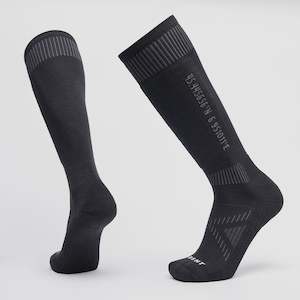 Snow Socks: Le Bent Core Light Cushion Snow Sock - Black