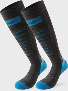 Lenz Skiing 1.0 Socks Anthracite/Blue