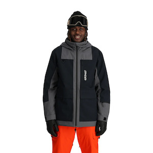 Mens Snowboard Jackets: Spyder Field Jacket - Black