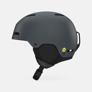 Mens Snow Helmets: Giro Ledge MIPS - Mat Dark Shark