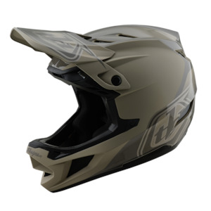 Troy Lee Designs: Troy Lee D4 AS Polyacrylite Helmet Shadow Timber