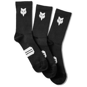 Mens Mtb Socks: Fox 6 Inch Ranger Socks Prepack - Black