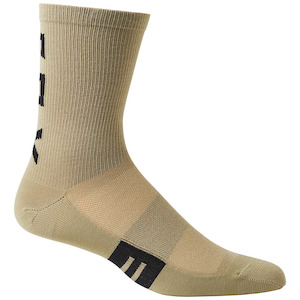 Mens Mtb Socks: Fox 6 inch Flexair Merino Socks - Bark
