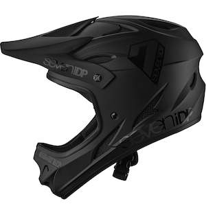 Yoth Mtb Helmets Protection: 7iDP M1 Helmet - Matt Black/Gloss Black