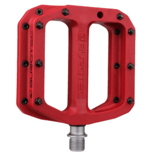 Burgtec Mk4 Composite Flat Pedals Race Red