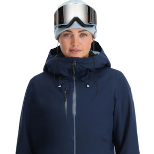 Womens Snow Jackets: Spyder Temerity Jacket - True Navy