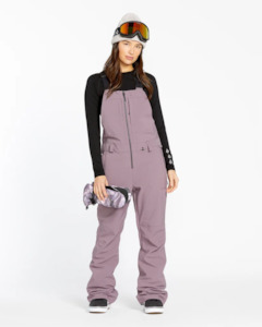 Womens Snow Pants: Volcom Swift Bib Overall - Dusty Lavender