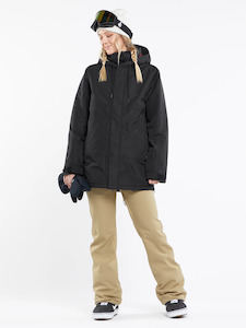 Womens Snow Pants: Volcom Species Stretch Pant - Dark Khaki