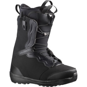 Womens Snowboard Boots: Salomon Ivy - Black