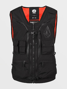 Mens Snow Protection: Volcom Iguchi Slack Vest - Black