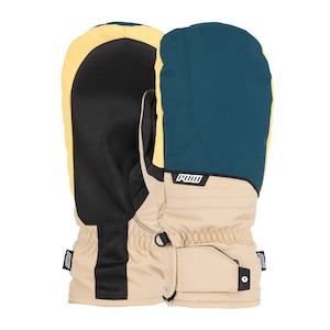 Mens Snow Gloves: POW Zero Mitt 2.0 - Echo Blue