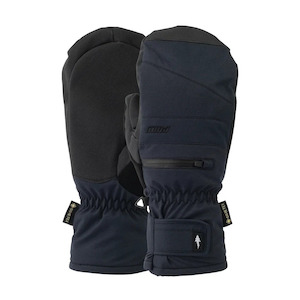 Mens Snow Gloves: POW Wayback Short Mitt - Black