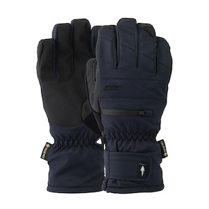 Mens Snow Gloves: POW Wayback Short Glove - Black