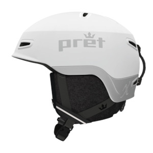 Mens Snow Helmets: Pret Sol X White