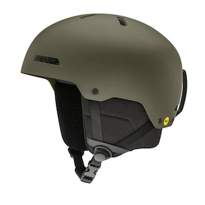 Mens Snow Helmets: Smith Rodeo MIPS - Matte Forest