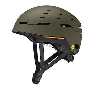 Mens Snow Helmets: Smith 25 Summit MIPS - Matte Forest/Black