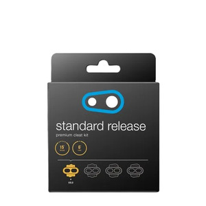 Crankbrothers: Crankbrothers Cleat MTB Standard Release Gold 15deg release 6deg float