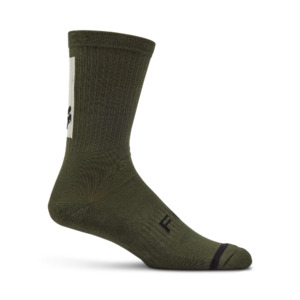 Fox 8" Defend Sock Olive Green