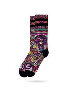 American Socks Mid Dia De Los Muertos