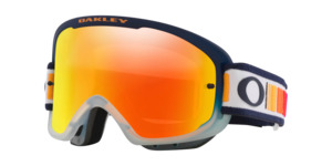 Mtb Goggles: Oakley O Frame 2.0 Pro MTB TLD Orange Blocks w Fire Irid