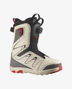 Mens Snowboard Boots: Salomon Launch Boa SJ Boa - Vanilla Ice
