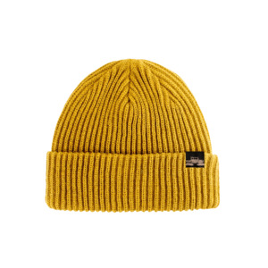 Spacecraft Slackline Cuff Beanie Mustard