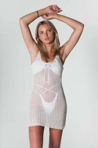 Resort Wear: Melanie - Crochet Mini Dress