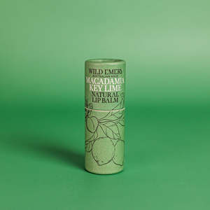 All: Wild Emery Macadamia Key Lime Natural Lip Balm