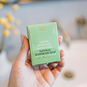 Bathroom: Wild Emery Native Myrtle & Cedar Bark Soap