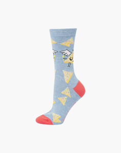 Mothers Day: Bamboozld Womens Fairy Bread Bamboo Socks - Blue / W2-8