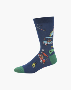 Bamboozld: Bamboozld Mens Mulligan Bamboo Socks - Blue / R7-11