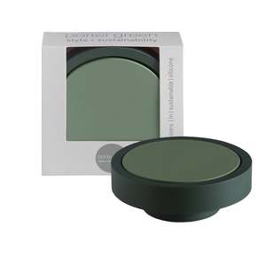 Porter Green | Ciss | Unbreakable Silicone Coasters | Sage + Olive