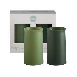 Porter Green | Stegg | Silicone Unbreakable Highball Glasses | Sage + Olive