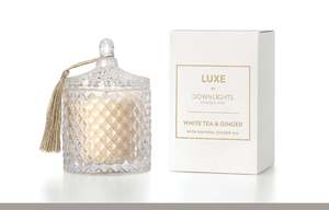 Downlights Luxe Candle - White Tea & Ginger