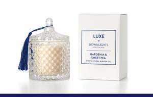 Downlights Luxe Candle - Gardenia & Sweet Pea
